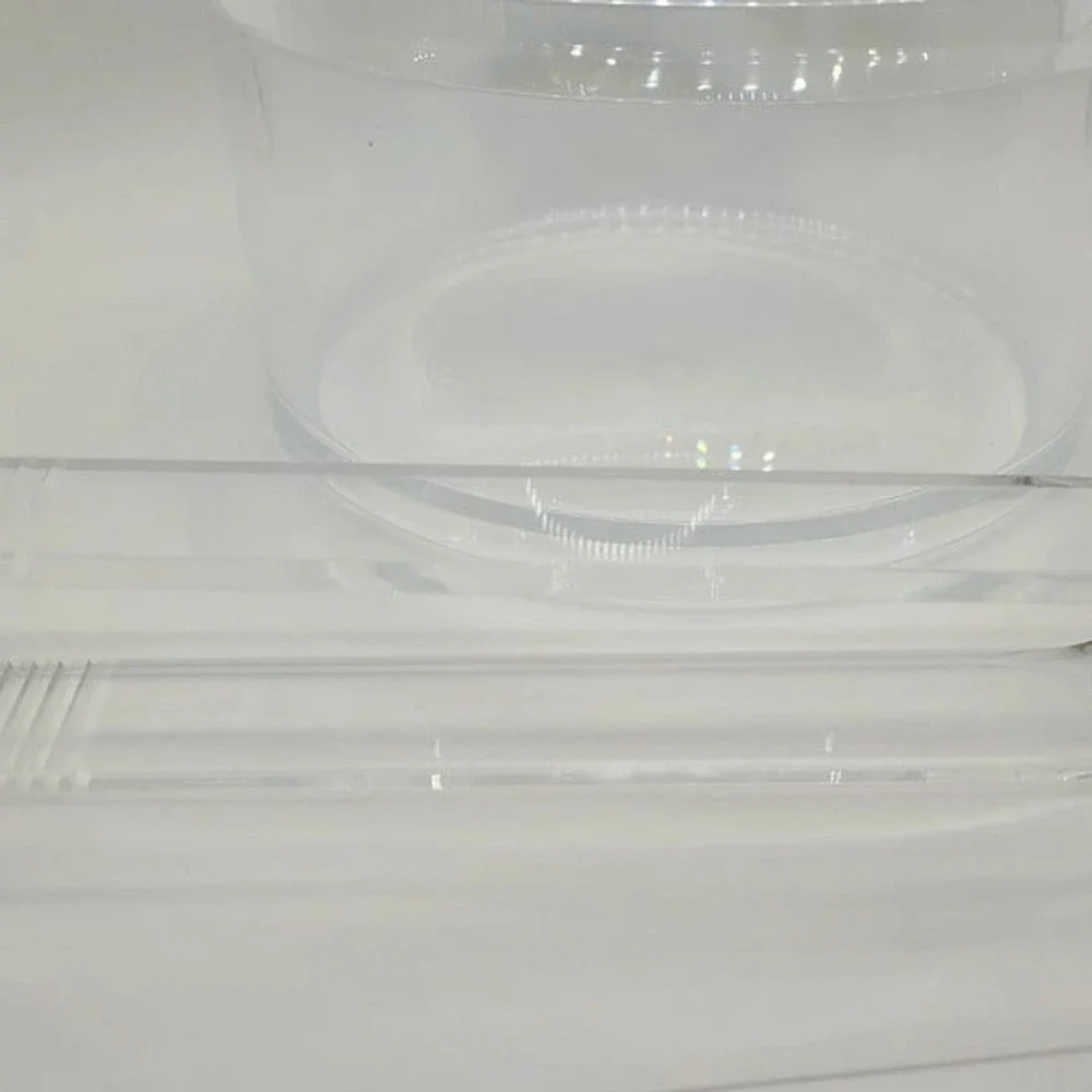 Vintage Mid Century Lucite Ice Bucket, Lid, And Tongs Arch Alfio Di Bella Italy‎